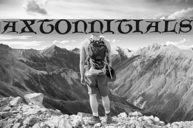 Caxton-Initials Font examples