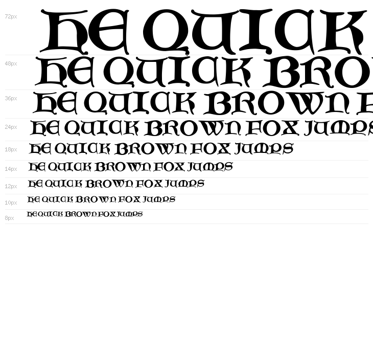 Caxton-Initials Waterfall