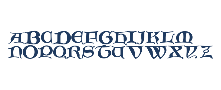 Caxton-Initials Lowercase