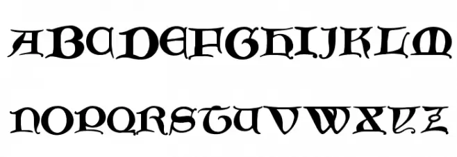 Caxton-Initials 字体 小写