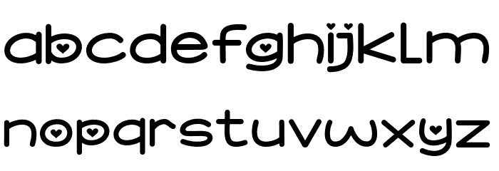 Cayank Qiu Font LOWERCASE