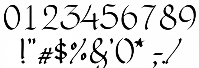 Cayed Demo Version Font OTHER CHARS