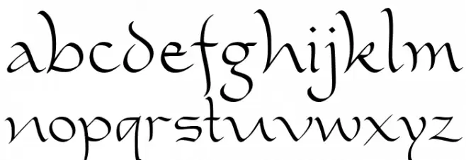 Cayed Demo Version Schriftart Kleinbuchstaben