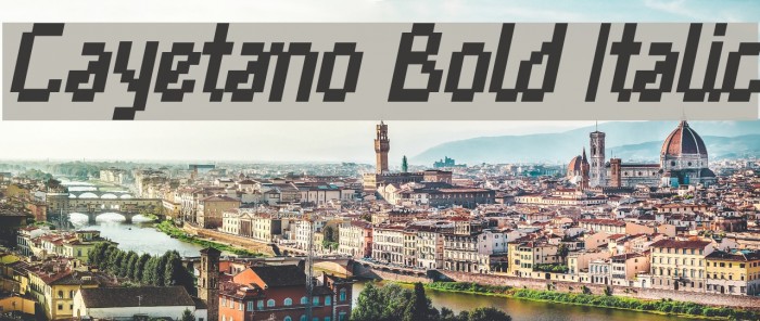Cayetano Bold Italic Fonte examples