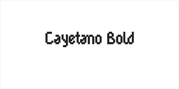 Cayetano Bold Logo
