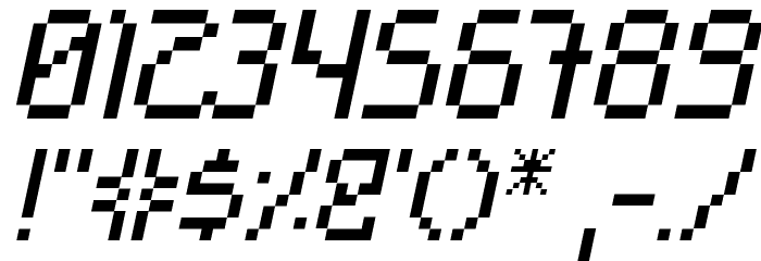 Cayetano Italic Font OTHER CHARS
