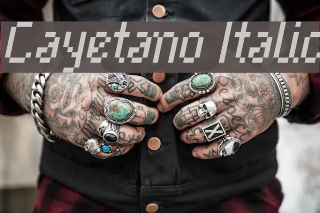 Cayetano Italic Example 1