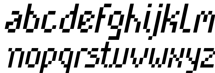 Cayetano Italic Font LOWERCASE