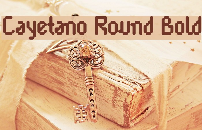 Cayetano Round Bold Polices examples