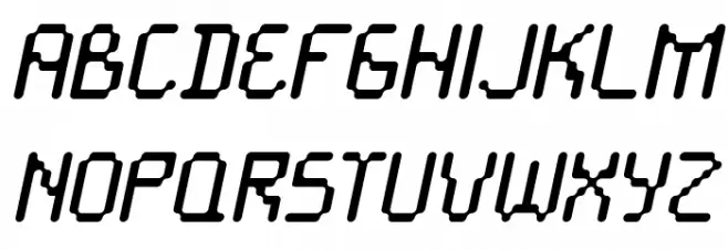 Cayetano Round Italic Schriftart Groß