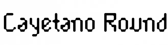 Cayetano Round  Fuentes Gratis Descargar