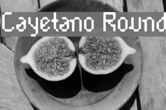 Cayetano Round Font examples