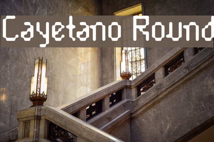 Cayetano Round Font examples