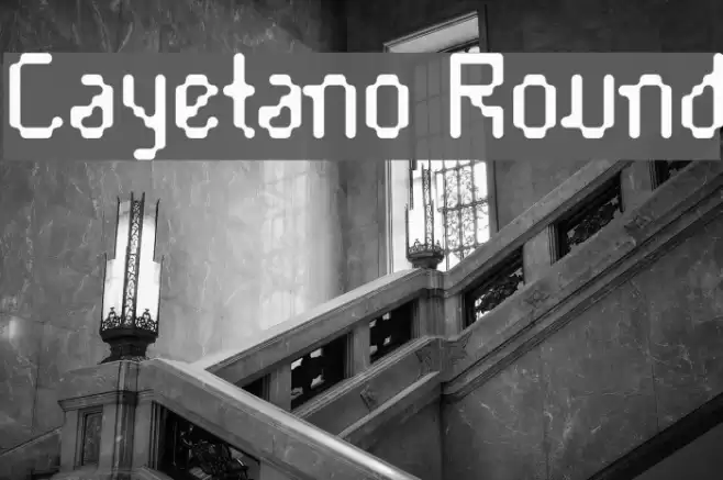 Cayetano Round Font examples