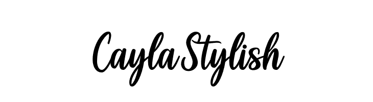 Cayla Stylish  les polices de caractères gratuit tlcharger