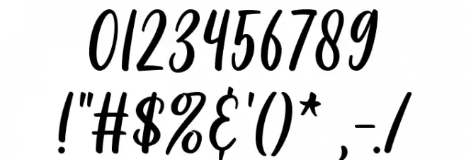 Cayla Stylish Font OTHER CHARS