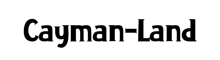 Cayman-Land  フリーフォントのダウンロード