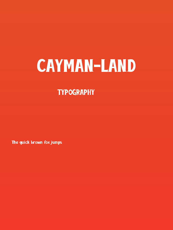 Cayman-Land Poster