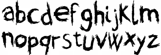 cabanyalZ Schriftart Kleinbuchstaben