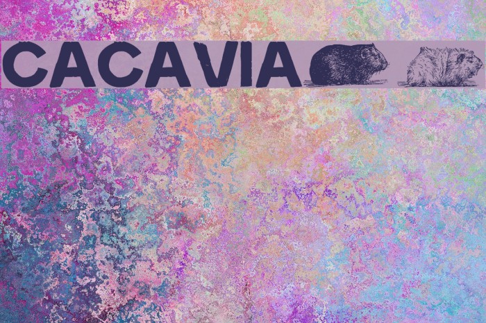 cacavia01 Font examples