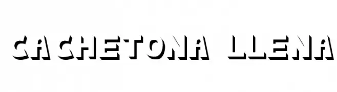 cachetona llena  Frei Schriftart Herunterladen