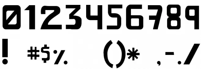 cachetona Font OTHER CHARS