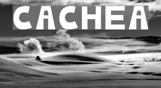 cachetona Font examples