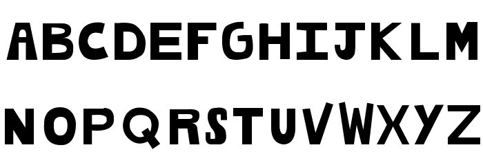 cachetona Font LOWERCASE
