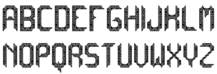 cadabra DEBILEX Font LOWERCASE
