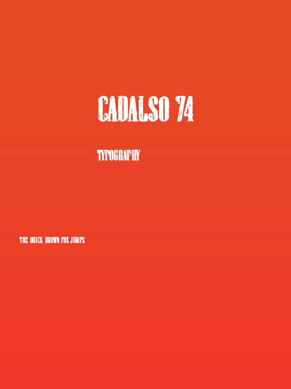cadalso 74 Poster