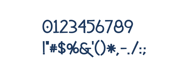 cafe & brewery bold Regular Other Characters