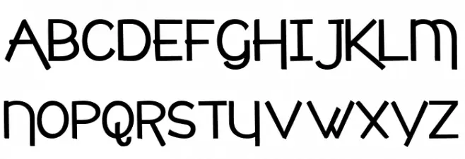 cafe & brewery bold Regular フォント 大文字