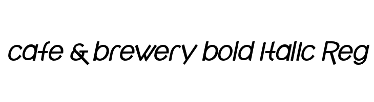 cafe & brewery bold italic Reg  les polices de caractères gratuit tlcharger