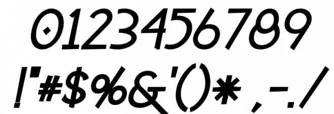 cafe & brewery bold italic Reg Font OTHER CHARS
