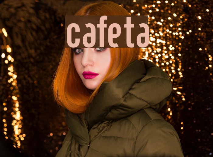 cafeta Schriftart examples