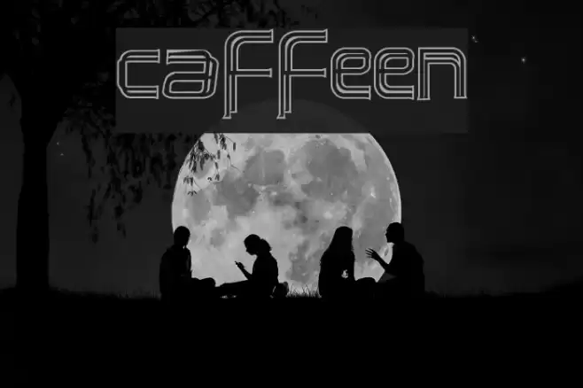 caffeen Font examples