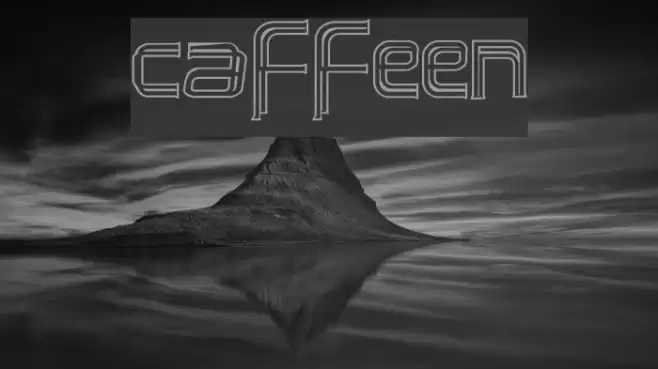 caffeen Font examples