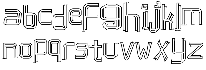 caffeen Schriftart Kleinbuchstaben