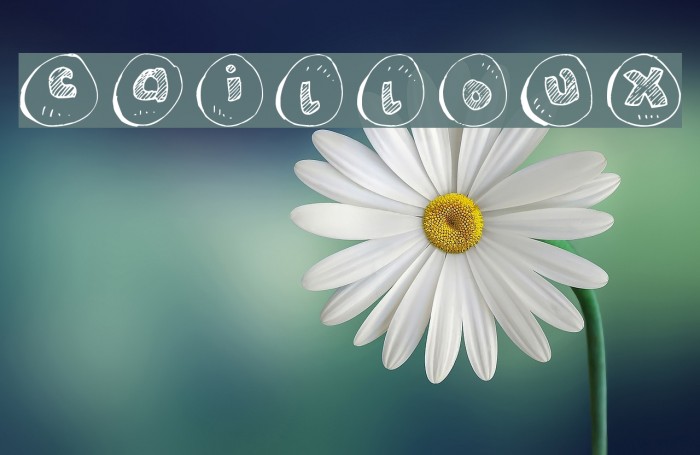 cailloux Font examples