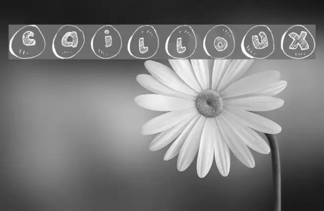 cailloux Font examples