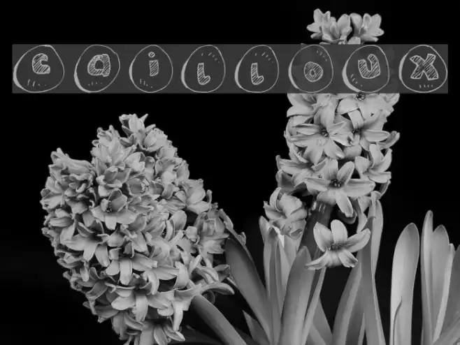 cailloux Font examples