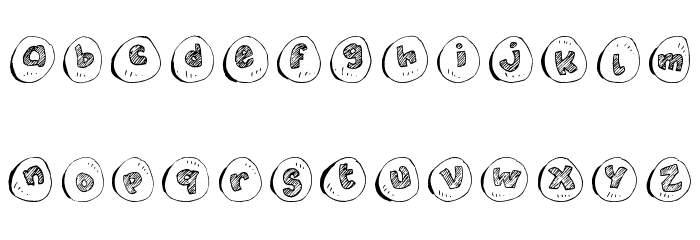 cailloux Font LOWERCASE