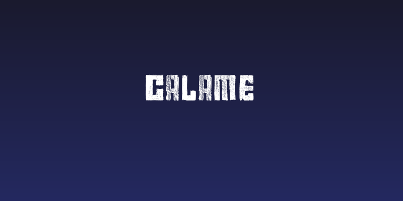 calame Social Header