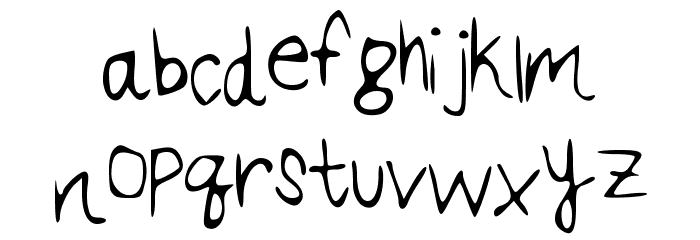 california Font LOWERCASE