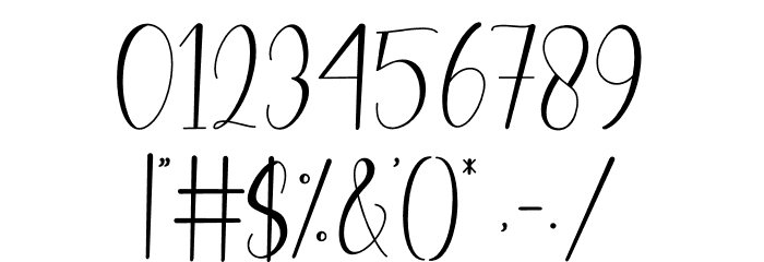 calista Font OTHER CHARS
