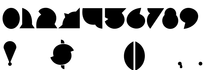 callejera negra negra Font OTHER CHARS
