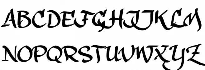calligraPhillip_TRIAL Шрифта ВЕРХНИЙ