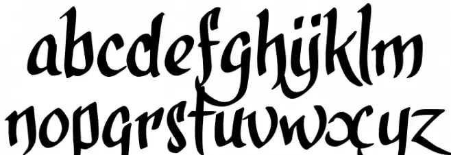 calligraPhillip_TRIAL फ़ॉन्ट लोअरकेस