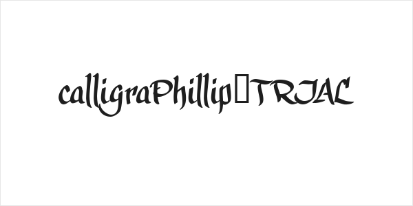 calligraPhillip_TRIAL Logo