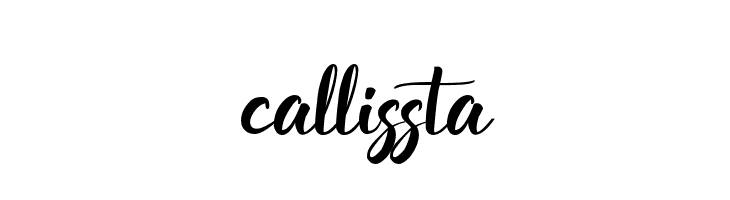 callissta  font caratteri gratis